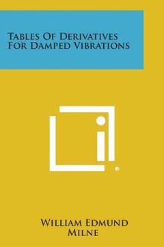 portada Tables Of Derivatives For Damped Vibrations (en Inglés)