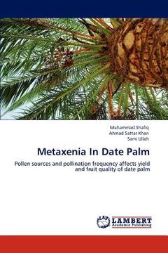 portada metaxenia in date palm (en Inglés)