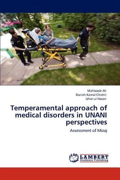 portada temperamental approach of medical disorders in unani perspectives (in English)