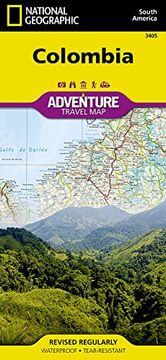 portada Colombia: Travel Maps International Adventure Map (in English)