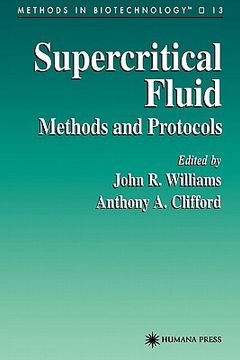 portada supercritical fluid methods and protocols (en Inglés)