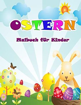 portada Oster-Malbuch Fã¼R Kinder: Hier Kommt der Hase mit Schã nen Ostern Fã¤Rbung Bilder Fã¼R Kinder (en Alemán)