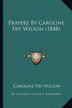 portada prayers by caroline fry wilson (1848) (in English)