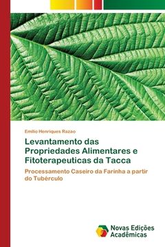 portada Levantamento das Propriedades Alimentares e Fitoterapeuticas da Tacca (in Portuguese)