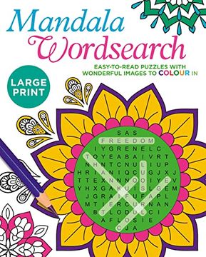 portada Large Print Mandala Wordsearch