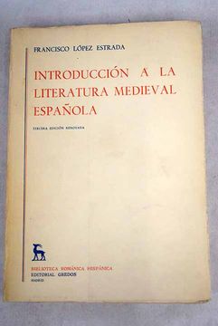 portada Introducción a la literatura medieval española