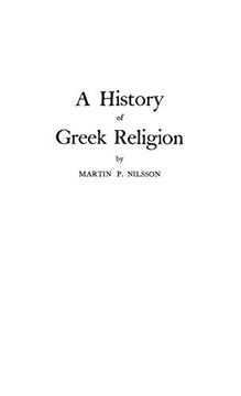 portada A History of Greek Religion (in English)