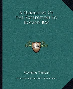portada a narrative of the expedition to botany bay (in English)