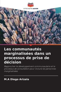 portada Les communautés marginalisées dans un processus de prise de décision (en Francés)