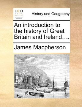 portada an introduction to the history of great britain and ireland.... (in English)