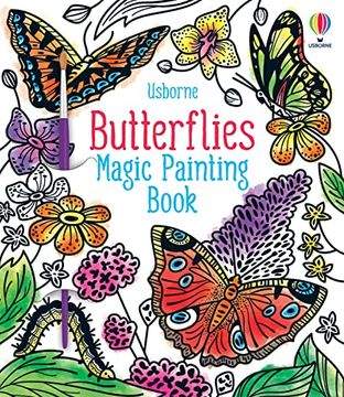 portada Butterflies Magic Painting Book (in English)