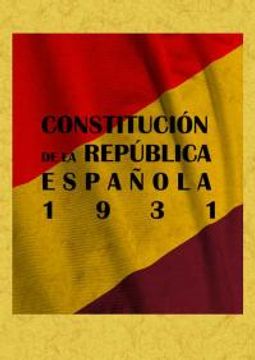 portada Constitución de la república española en 1931