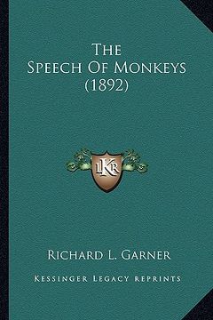 portada the speech of monkeys (1892) (en Inglés)