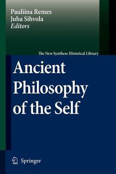 portada ancient philosophy of the self (en Inglés)