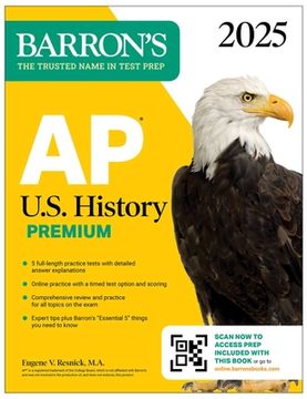 portada AP U.S. History Premium, 2025: 5 Practice Tests + Comprehensive Review + Online Practice (en Inglés)