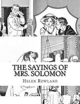 portada The Sayings of Mrs. Solomon (en Inglés)