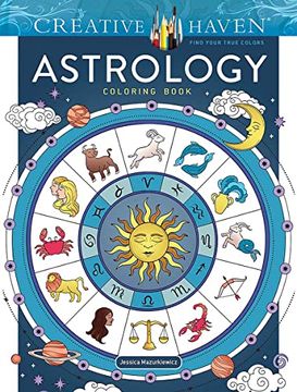 portada Creative Haven Astrology Coloring Book (en Inglés)