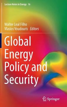 portada Global Energy Policy and Security (en Inglés)