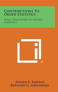 portada Contributions to Order Statistics: Wiley Publication in Applied Statistics