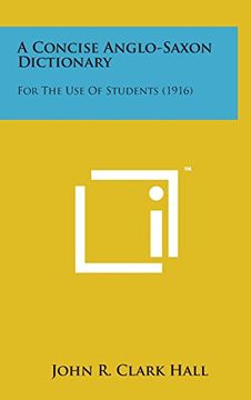 portada A Concise Anglo-Saxon Dictionary: For the use of Students (1916) (in English)