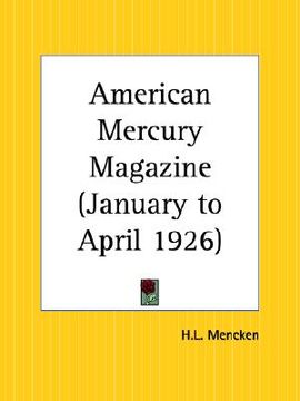 portada american mercury magazine january to april 1926
