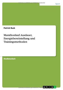 portada Marathonlauf. Ausdauer, Energiebereitstellung und Trainingsmethoden (German Edition)
