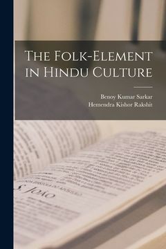 portada The Folk-element in Hindu Culture (in English)