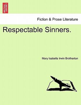portada respectable sinners. (in English)
