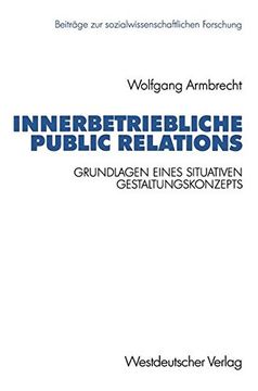 portada Innerbetriebliche Public Relations (Beiträge zur sozialwissenschaftlichen Forschung)