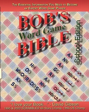 portada bob's bible: words, hooks & anagrams - school edition