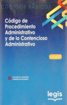 portada Código de Procedimiento Administrativo y de lo Contencioso Administrativo  22a Edición