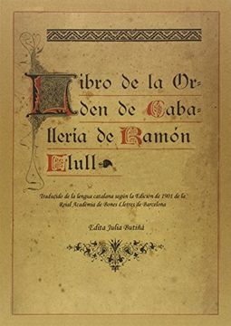 portada Libre del Orde de Cavaylerie/Libro de la Orden de Caballería
