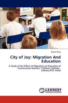 portada city of joy: migration and education