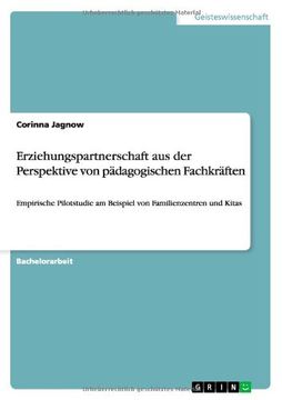 portada Erziehungspartnerschaft aus der Perspektive von pädagogischen Fachkräften (German Edition)