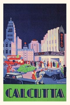 portada Vintage Journal Calcutta, India Travel Poster (in English)