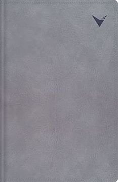 portada Biblia de Estudio Nbla, Leathersoft, Gris, Interior a dos Colores, con Índice