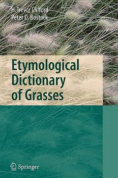portada etymological dictionary of grasses (en Inglés)