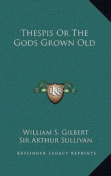 portada thespis or the gods grown old (in English)