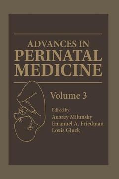 portada Advances in Perinatal Medicine: Volume 3 (en Inglés)