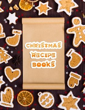 portada Christmas recipe books: Beautiful Christmas book with 100 pages