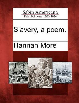 portada slavery, a poem. (en Inglés)