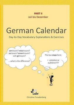 portada Day-to-Day German Calendar: July - December (German Edition)