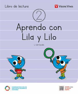 portada Aprendo con Lila y Lilo Libro de Lecturas 2