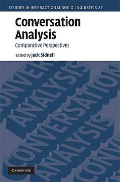 portada Conversation Analysis Hardback: Comparative Perspectives (Studies in Interactional Sociolinguistics) (in English)