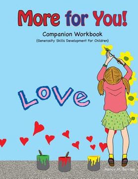 portada More for You! Companion Workbook: Generosity Skills Development For Children (in English)