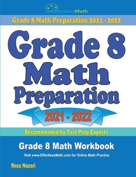 portada Grade 8 Math Preparation: Grade 8 Math Workbook (en Inglés)