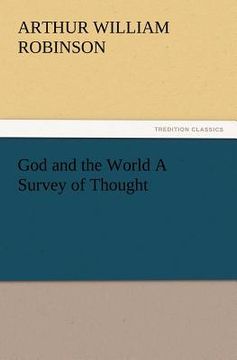 portada god and the world a survey of thought (en Inglés)