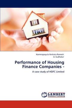portada performance of housing finance companies - (in English)
