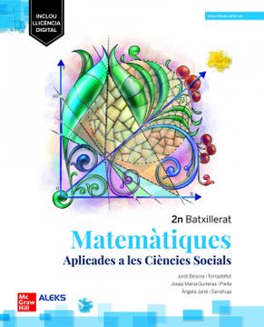 portada Matemàtiques Aplicades a les Ciències Socials 2n Batxillerat (en Catalá)