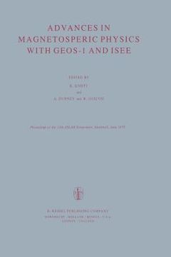 portada Advances in Magnetospheric Physics with Geos-1 and ISEE (en Inglés)